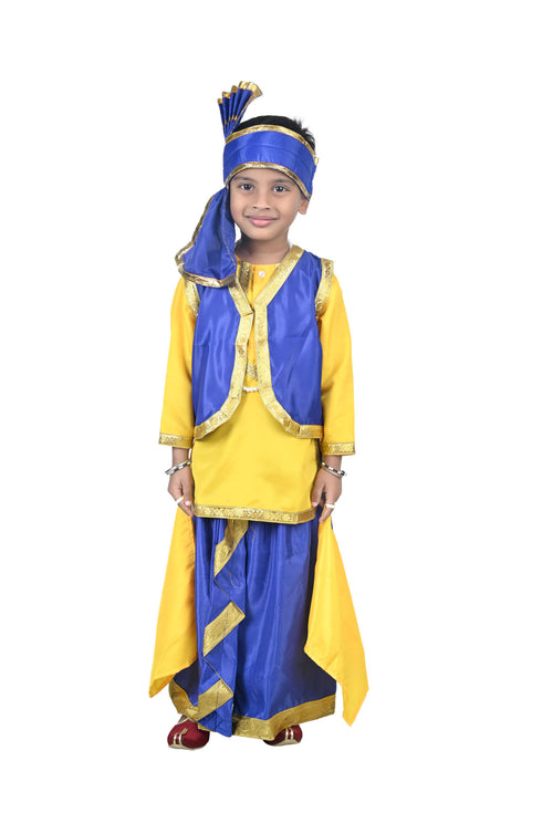 BookMyCostume Punjabi Folk Dance Costume Bhangra for Boys and Men