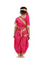 Rani Laxmi Bai Jhansi ki Rani Saree Kids Fancy Dress Costume for Girls with Accessories