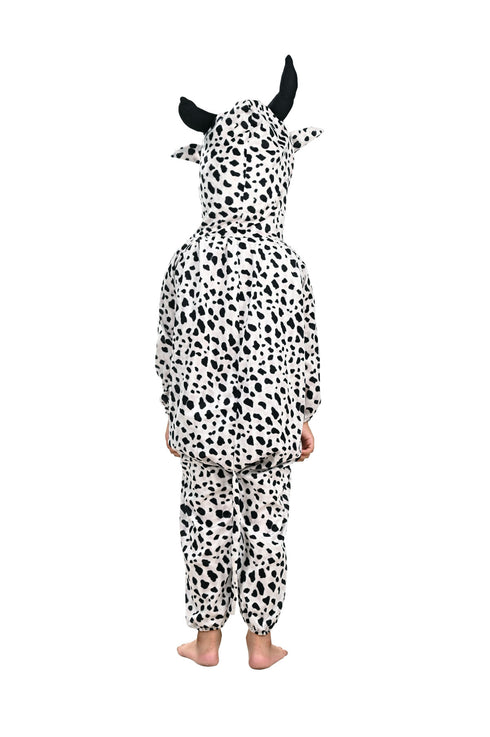 BookMyCostume Cow Domestic Farm Animal Kids Fancy Dress Costume | Black & White