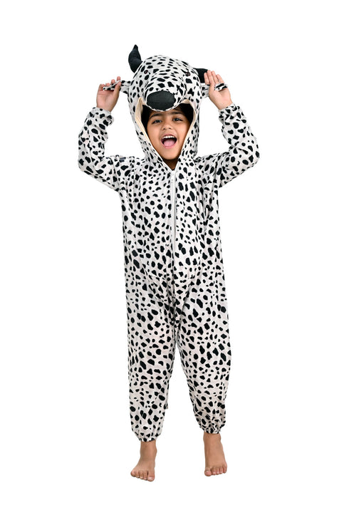 BookMyCostume Cow Domestic Farm Animal Kids Fancy Dress Costume | Black & White