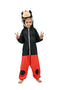 BookMyCostume The Brave Friendly Mouse Cartoon Character Kids Fancy Dress Costume | Red & Black