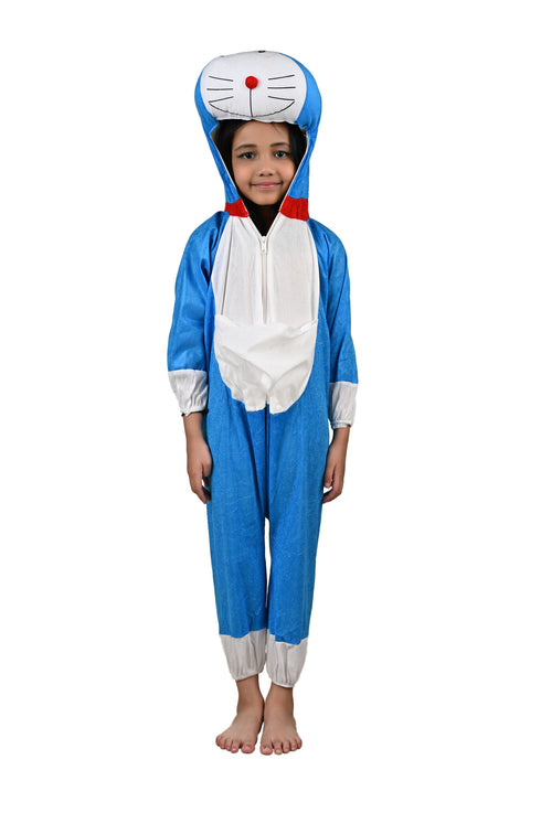 BookMyCostume Blue Cartoon Kids Fancy Dress Jumpsuit Costume for kids