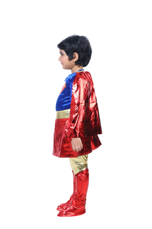 Superheroine Comic Movie Superhero Fancy Dress Costume for Kids - Imported