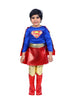 Superheroine Comic Movie Superhero Fancy Dress Costume for Kids - Imported