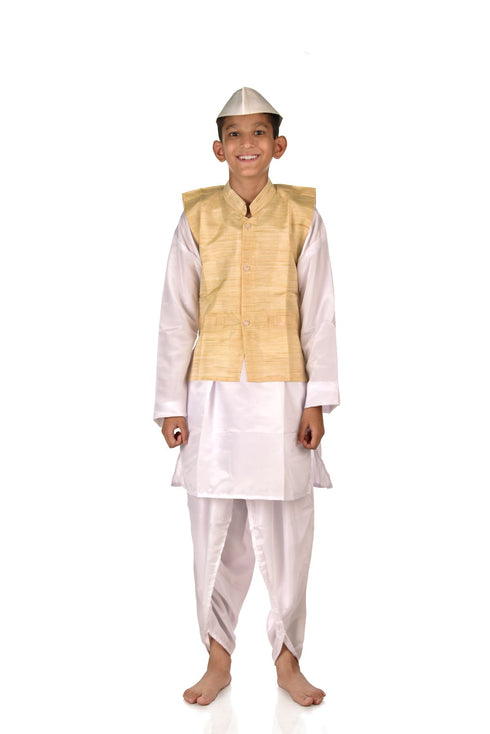 BookMyCostume Lal Bahadur Shastri Freedom Fighter Kids Fancy Dress Costume