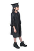 Black Graduate Convocation Degree Graduation Day Gown & Cap Kids & Adults Fancy Dress Costume