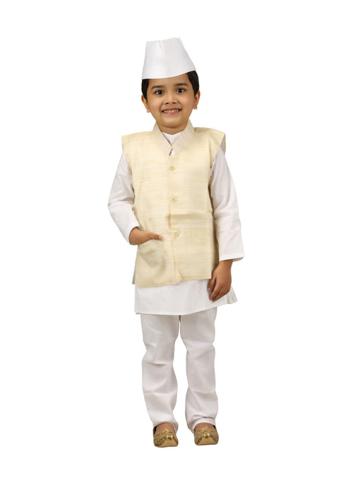 BookMyCostume Pandit Ji Jawahar Lal Nehru First Indian Prime Minister National Leader for Boys Kids Adult  Fancy Dress Costume