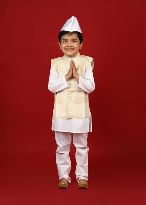 BookMyCostume Pandit Ji Jawahar Lal Nehru First Indian Prime Minister National Leader for Boys Kids Adult  Fancy Dress Costume
