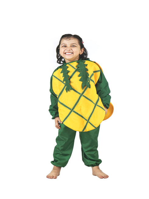 BookMyCostume Pineapple Fruit Kids Fancy Dress Costume