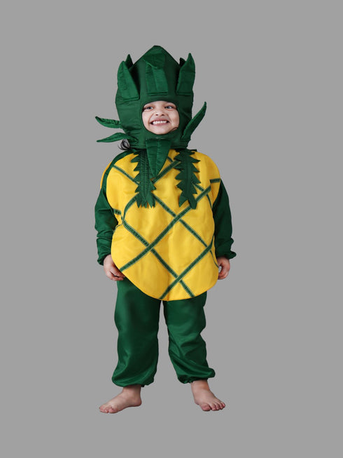 BookMyCostume Pineapple Fruit Kids Fancy Dress Costume