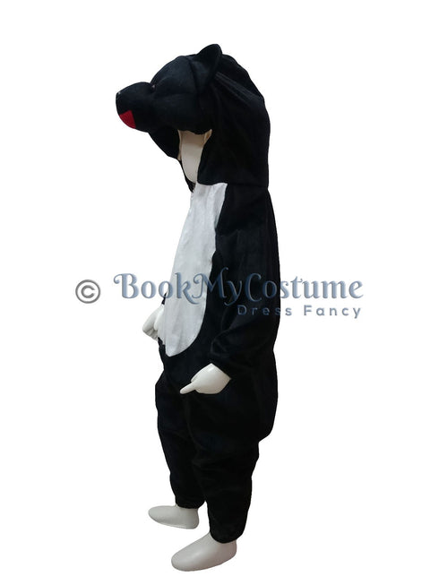BookMyCostume Black Bear Animal Kids Fancy Dress Costume