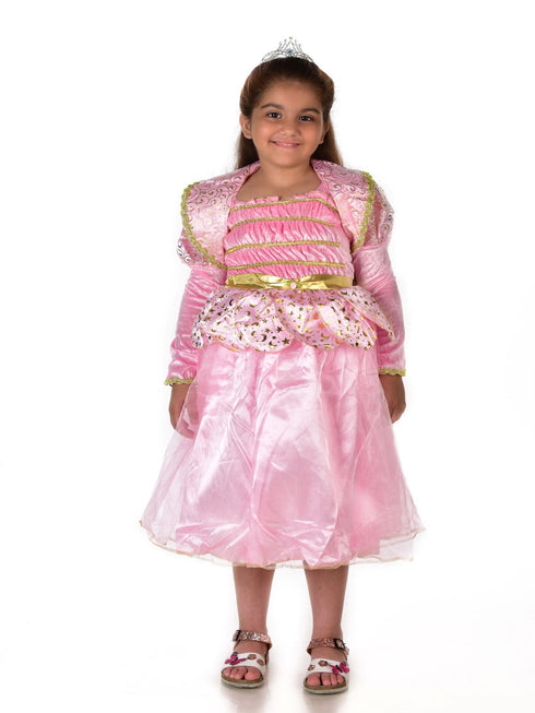 BookMyCostume Princess Aurora Sleeping Beauty Lotus Fairy tale Kids Fancy Dress Costume | Imported