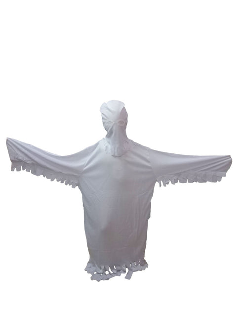 BookMyCostume White Ghost Kids Fancy Dress Costume - Halloween Theme - Imported