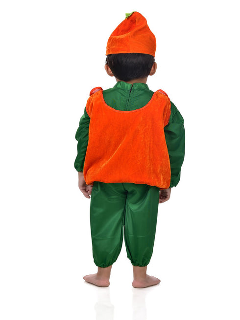 BookMyCostume Pumpkin Vegetable Kids Fancy Dress Costume