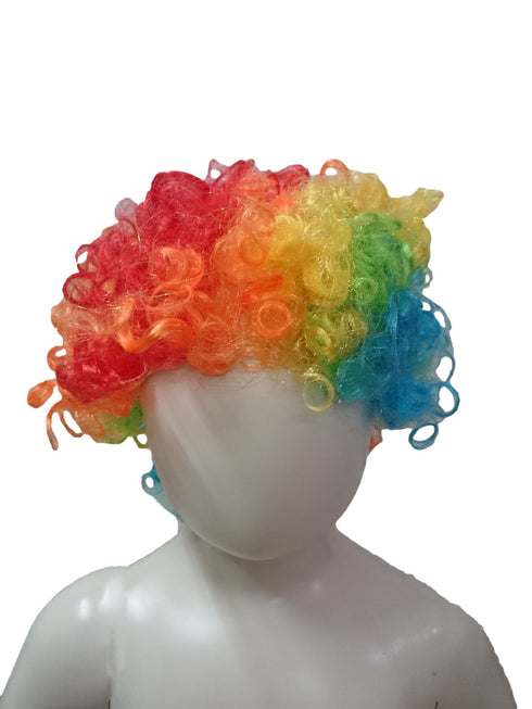 Buy Joker Clown Hair Wig & Foam Nose Unisex Adult & Kids Fancy Dress Costume Accessory