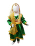 BookMyCostume Kathak Indian Classical Dance Costume for Girls | Kids Adult With Heavy Jewelry Set