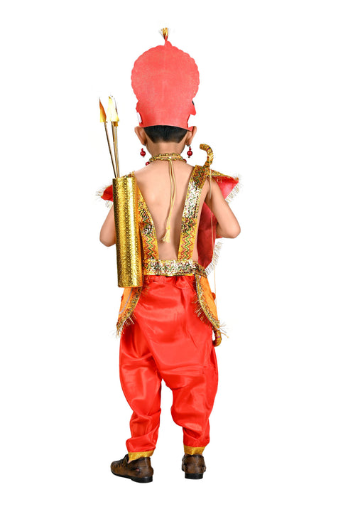 BookMyCostume Laxman Prince Ram's Brother Ramlila Mythology Kids & Adults Fancy Dress Costume
