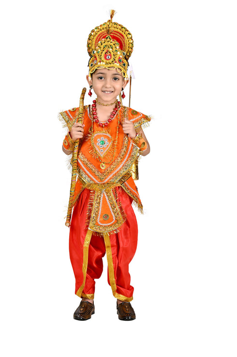BookMyCostume Laxman Prince Ram's Brother Ramlila Mythology Kids & Adults Fancy Dress Costume