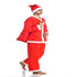 BookMyCostume Santa Boy Costume Set of 4 (Jacket, Bottom, Bag, & Cap) Kids & Adults Christmas Costume