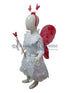 BookMyCostume Fairy Angel with Red Wings Girls Kids Fancy Dress Costume