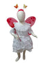 BookMyCostume Fairy Angel with Red Wings Girls Kids Fancy Dress Costume
