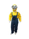 Yellow Childlike Cartoon Character (Despicable Me) With Goggles Kids Fancy Dress Costume | Premium | Imported