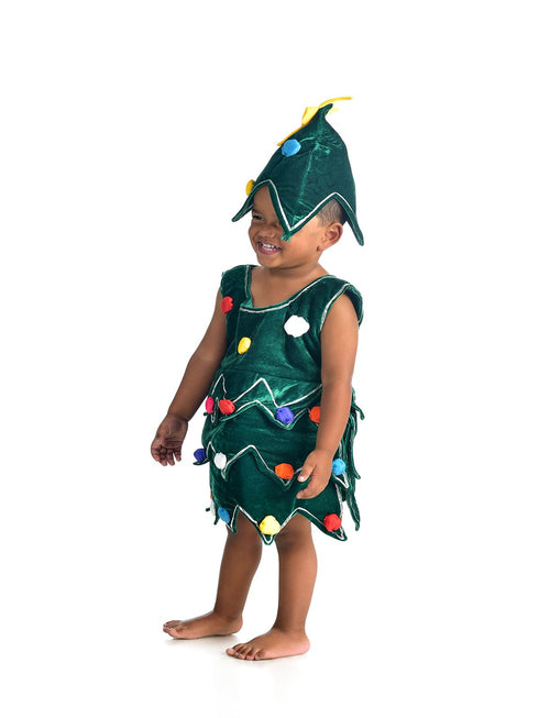 BookMyCostume Christmas Decorated Tree Kids Fancy Dress Costume