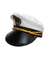 Buy White Navy Air Force Pilot Officer Cap Accessory for Boys Kids Adult Fancy Dress Costume