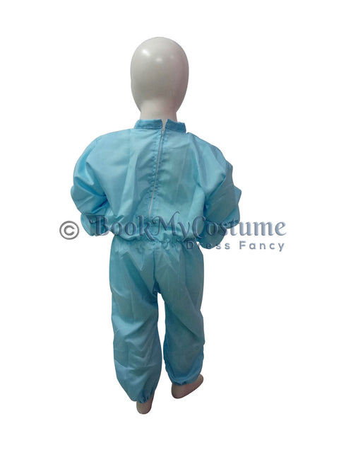 BookMyCostume Sky Blue Jumpsuit River Water Cloud Sea Kids Fancy Dress Costume for Boys