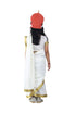 BookMyCostume Mahagauri Parvati Mata Hindu Goddess Saree for  Girls & Adults Fancy Dress Costume
