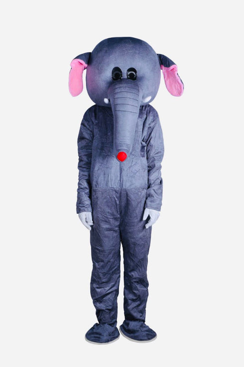 BookMyCostume Elephant Cartoon Mascot Costume For Theme Birthday Party & Events | Adults | Full Size
