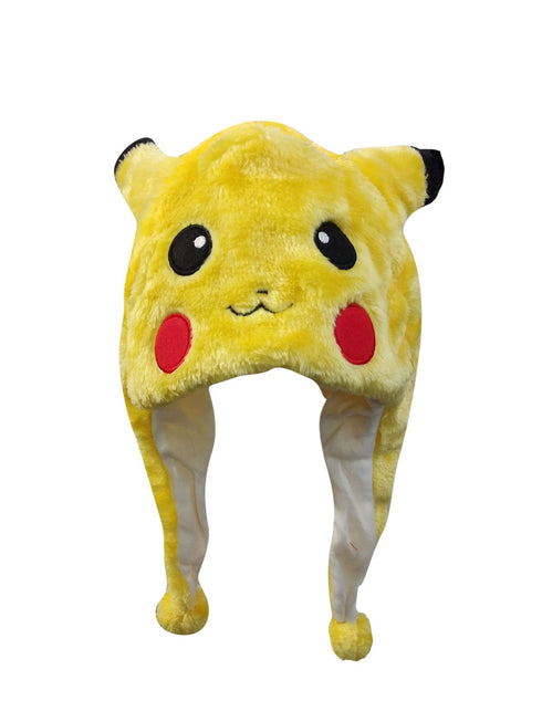 Yellow Cartoon Hoodie Kids & Adults Fancy Dress Costume Accessory