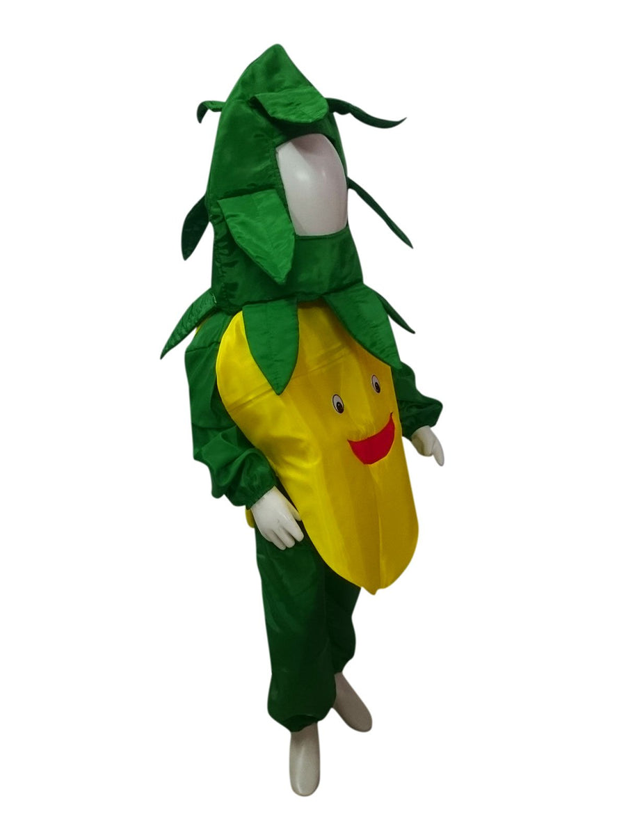 Lemon Nimbu Fruit Vegetable Kids Fancy Dress Costume