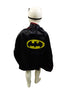 Black Bat Superhero Cape Kids Fancy Dress Costume