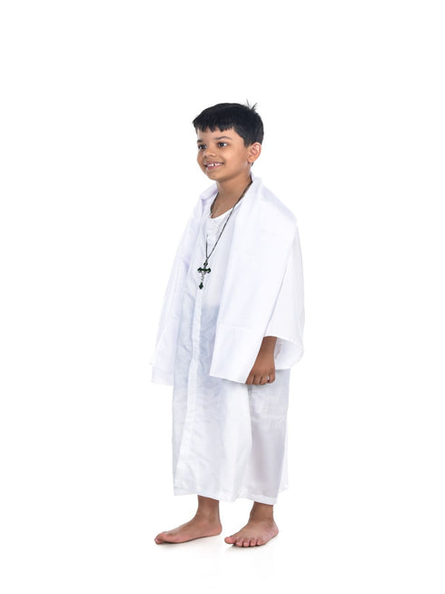 BookMyCostume Christian Church Padri Father Priest Kids Fancy Dress Costume