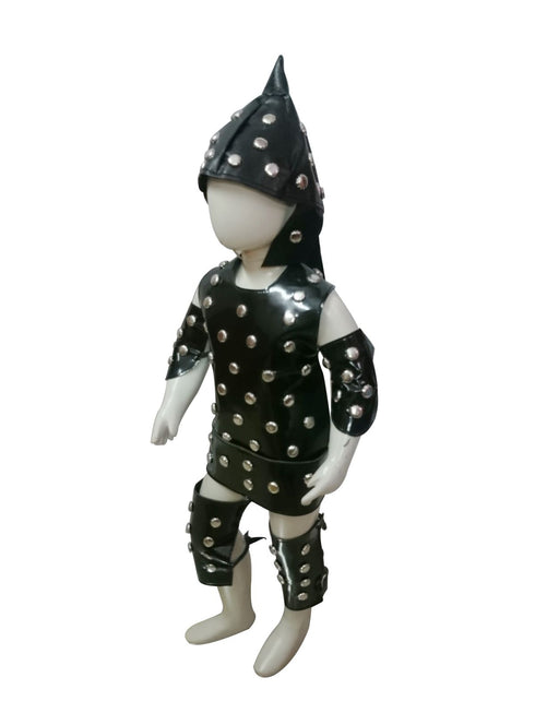 BookMyCostume Traditional Warrior Historical Indian Sainik Kids Fancy Dress Costume