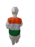 BookMyCostume Patriotic Dhoti Kurta Tricolour Jacket Nehru Cap Kids Fancy Dress Costume