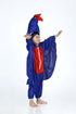 BookMyCostume Peacock Blue Jumpsuit Indian National Bird Kids Fancy Dress Costume