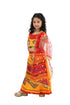BookMYCostume Radha Lehenga Chaniya Choli Navratri Garba Multicolor Costume Dress for Girls & Women