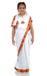 Bengali Saree with Jewellery Indian State For Girl's & Women Fancy Dress Costume for Girls