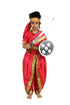 BookMyCostume Rani Laxmi Bai Saree with Jewellery Jhansi Ki Rani Freedom Fighter Manikarnika for Girl Kids and Adult  Fancy Dress Costume