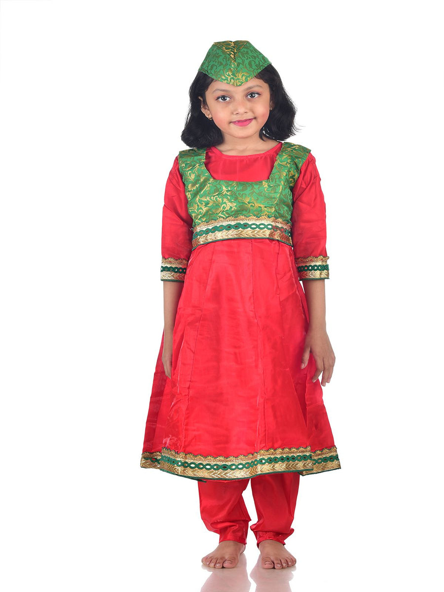 Muslim Girl Qawwali Costume for Girls Kids and Adult Without Jewellery Rent / 12-14 Years