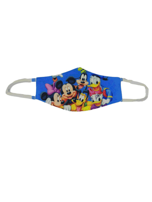 Disney The Brave Friendly Mouse & Family Cartoon Kids Face Mask - Premium