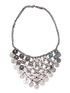 Ethnic Silver Coin Necklace - Assorted - Traditional Fancy Dress Costume Accessory for Girls