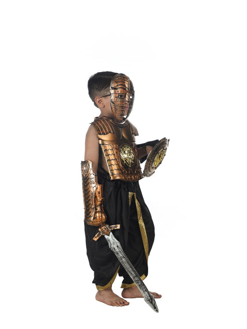 BookMyCostume Traditional Historical Indian Warrior Weapon Set Kids Fancy Dress Costume Accessories