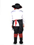 BookMyCostume Macho Captain Pirate Fancy Dress Costume for Men | Adults | Halloween Theme | Imported