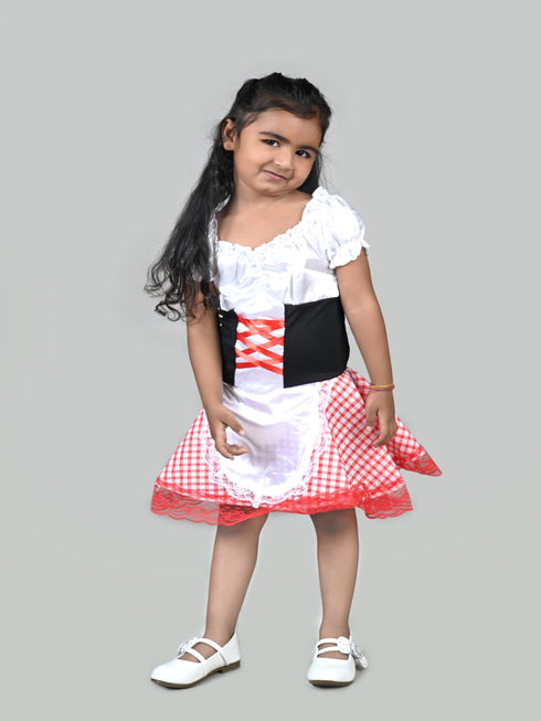 BookMyCostume German/Austrian Girl Dirndl International World Costume for Girls