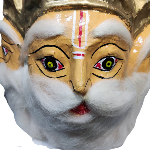 BookMyCostume Lord Brahma "The Creator" Hindu God Face Mask Adults Fancy Dress Costume Accessory