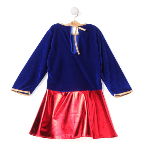 Superheroine Comic Movie Superhero Fancy Dress Costume for Kids - Imported