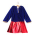 Superheroine Comic Movie Superhero Fancy Dress Costume for Kids - Imported